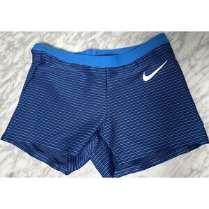 Women’s Nike Pro Elite Track & Field Shorts AO8486-000 Blue Made In USA Medium